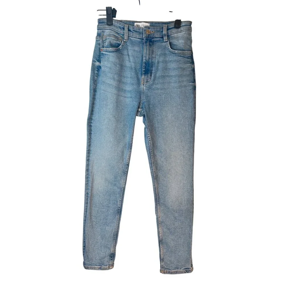 2/$30 ZARA Size 4 Blue Denim Jeans - Picture 13 of 14